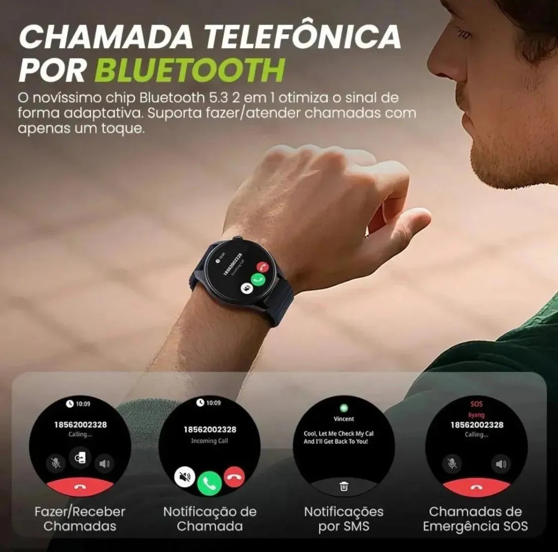 Smartwatch HAYLOU Watch 4S – GPS
