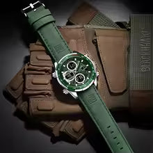 Relógio NAVIFORCE Militar – Cronógrafo Esportivo