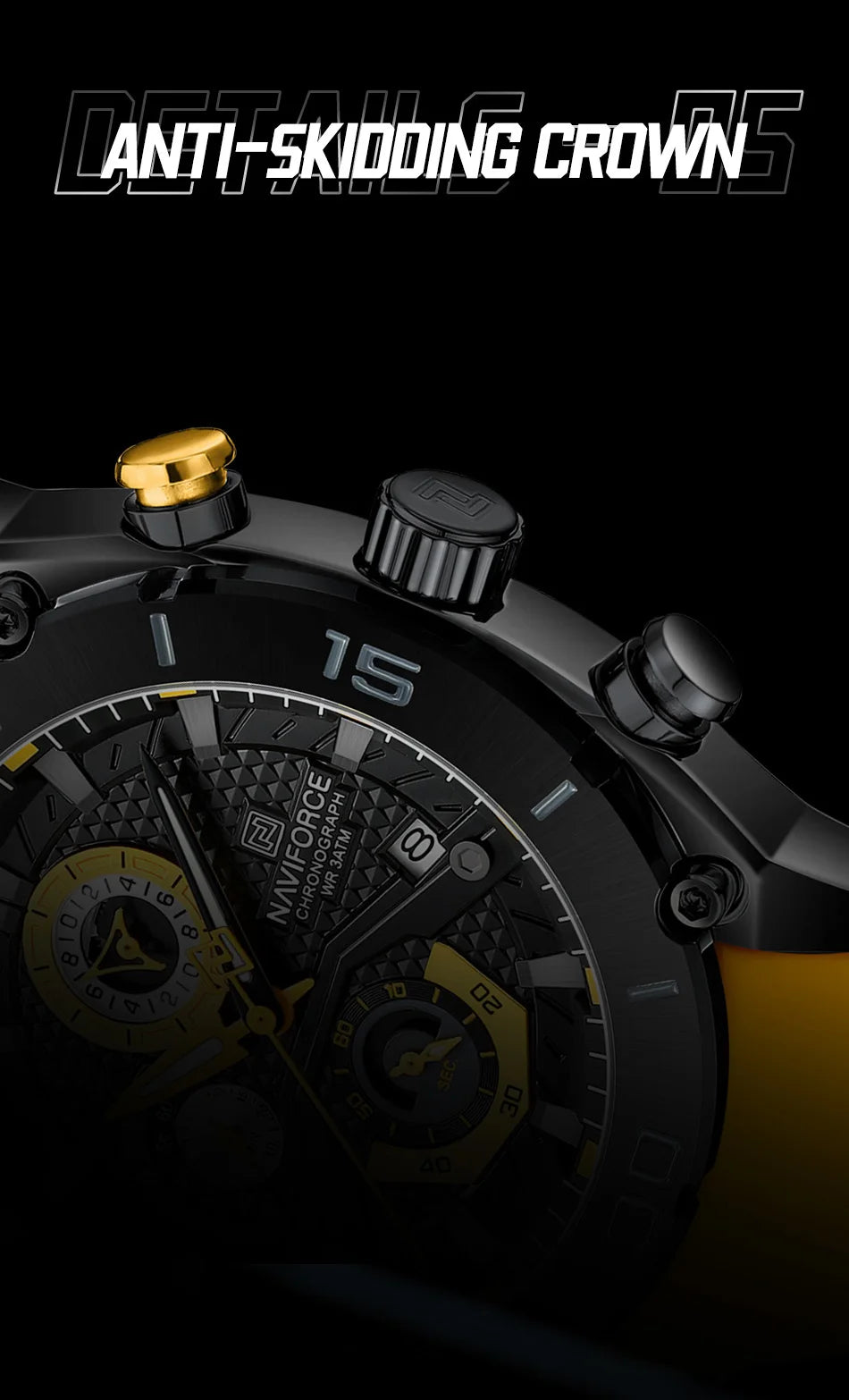 Relógio NAVIFORCE Cronógrafo