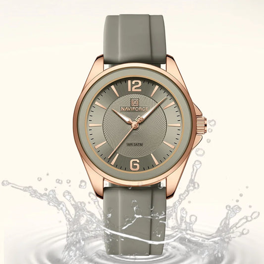 Relógio NAVIFORCE Casual - Pulseira de Silicone