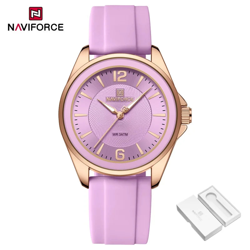 Relógio NAVIFORCE Casual - Pulseira de Silicone