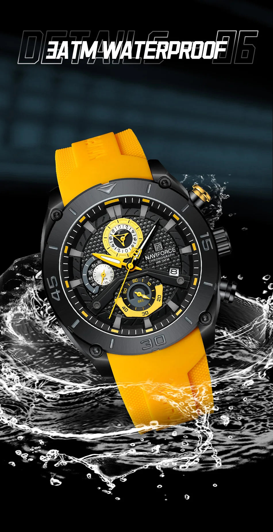 Relógio NAVIFORCE Cronógrafo
