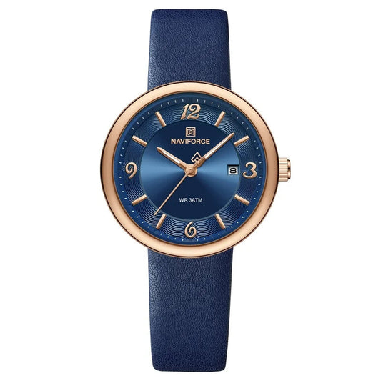 Relógio NAVIFORCE – Mostrador Floral - Pulseira de PU